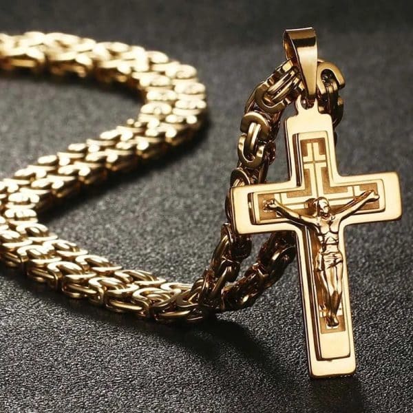 Fashion Personality Stainless Steel Men's Pendant Necklace Does Not Fade