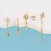 Women's Fashion Star Moon Element Earrings Set