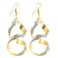 Women's Jewelry Pearl Butterfly Chain Big Ear Stud Set 9-piece Set