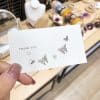 925 Silver Needle Super Fairy Full Diamond Simple Butterfly Stud Earring Set