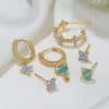 Earrings Set Korean Style Elegant Six Pieces Ornament Cute Sweet Girly Temperamental Gentle