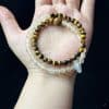 Sunstone Double Circle High Goods Aquamarine Slip Multi-Circle Bracelet