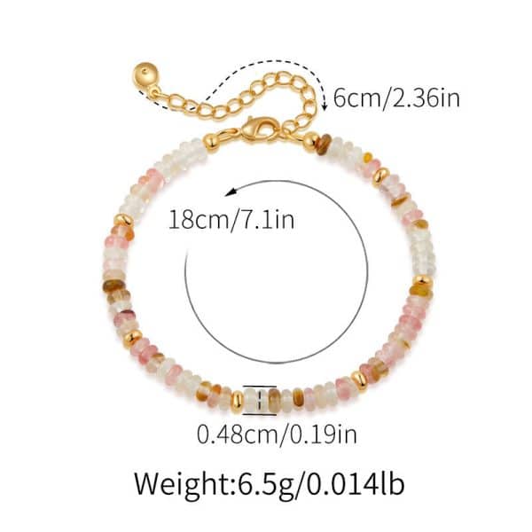 Women's All-match Crystal Beaded Design Bracelet