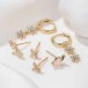 Women's Fruit Ear Studs Six-piece Set