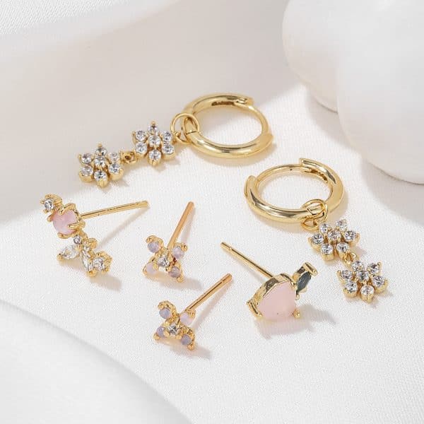 Women's Fruit Ear Studs Six-piece Set