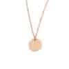 Stainless Steel Geometric Wafer Necklace Pendant
