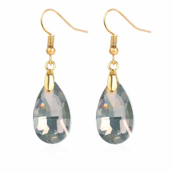 Women's Stylish Water Drop Crystal Earrings