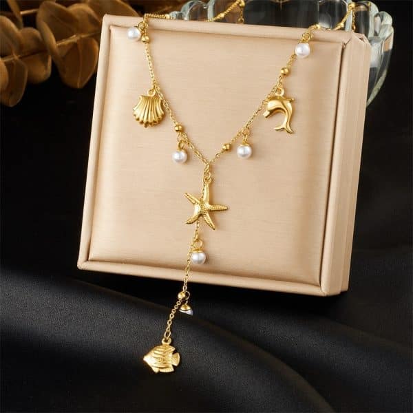 Women's Simple Multi-element Accessories Necklace