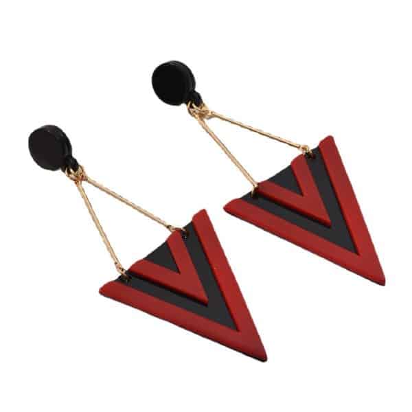 Triangular Water Drop Earrings Exaggerate Personality