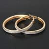 Women's All-match Simple Frosted Big Circle Earrings