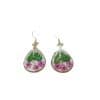 Women's Natural Dry Flower Drop Earrings