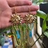Sun Crystal Stone Earrings Jewelry