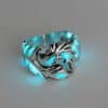 Chinese Style Luminous Dragon Pattern Ring