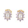 Women's Fashion Simple Micro-set Zirconia Earbone Studs