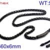 6mm Release Buckle Stainless Steel Personality Titanium Steel Ornament Necklaces