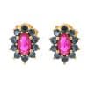 Women's Fashion Simple Micro-set Zirconia Earbone Studs