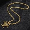 Fashion Titanium Steel Biochemical Nuclear Tag Necklace