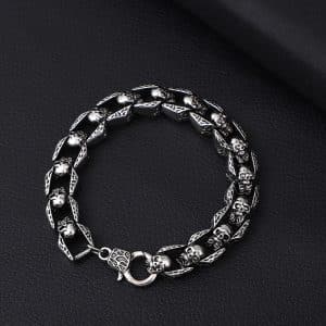 Fuhu Unique Punk Style Skull Bracelet