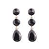 Women's Drop Shape Glass Gemstone Earrings