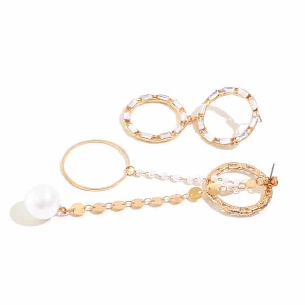 Big Circle Long Korean Temperament Earrings