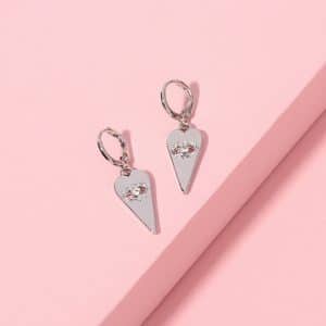 Exaggerated Bohemian Geometric Eye Drop Earrings