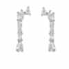 Women's Fashion Geometric Zirconia Earring Set