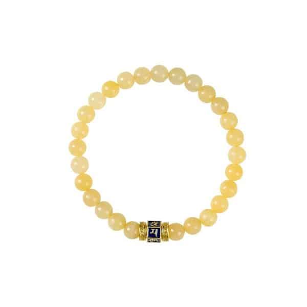 Women's Temperament Wild Six-word Mantra Barrel Beads Small Square Sugar Bead Bracelet