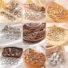 Fashion Personalized New Fishtail Palm Plaid Ring
