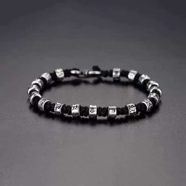 Six Words Mantra Carrying Strap Male Laid-back Bracelet Female Personality