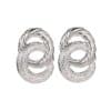 Alloy Plated Water Drop Shaped Eardrops