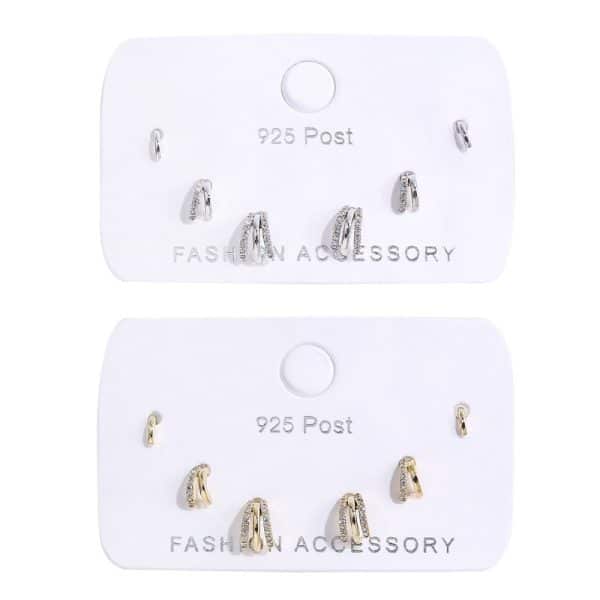 New Fashion Earrings Set Simple Ins Wind Hook