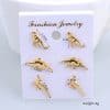 Small Animal Dinosaur Three Pairs Of Earrings And Earrings Set