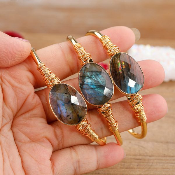 Raw Stone Thick Beaded Bracelet