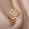 Women's Simple Rotatable Decompression Ring