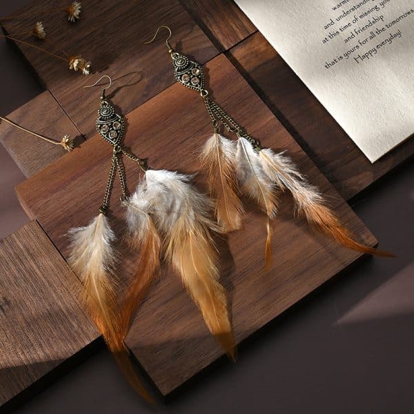 Drop Shaped Point Diamond Chain Tassel  Earrings