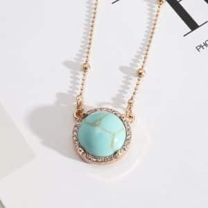 European And American Style Jewelry Simple Pendant Natural Stone