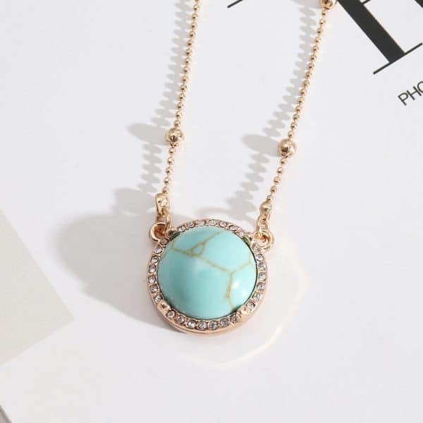 European And American Style Jewelry Simple Pendant Natural Stone