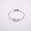 Titanium Steel Retro With Opening Adjustable Cross Bracelet