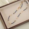 New Chinese Retro Natural Stone Pearl Crystal Necklace For Women