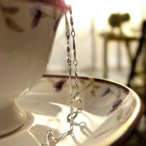 S925 Sterling Silver Ornament Necklace Geometric
