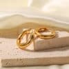 Women's Fashionable French Circle Non-fading Earrings
