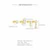 Zircon Versatile Fashion Earring Set Geometric