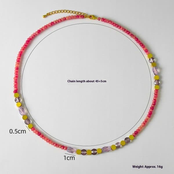 Women's Retro Versatile Fashion Beaded Necklace