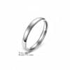 Women's Korean-style Elegant 3mm Simple Bracelet Arc Titanium Steel Ring