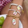 Stainless Steel Pearl Bracelet For Women