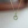 Women's Natural Hetian Jade Necklace