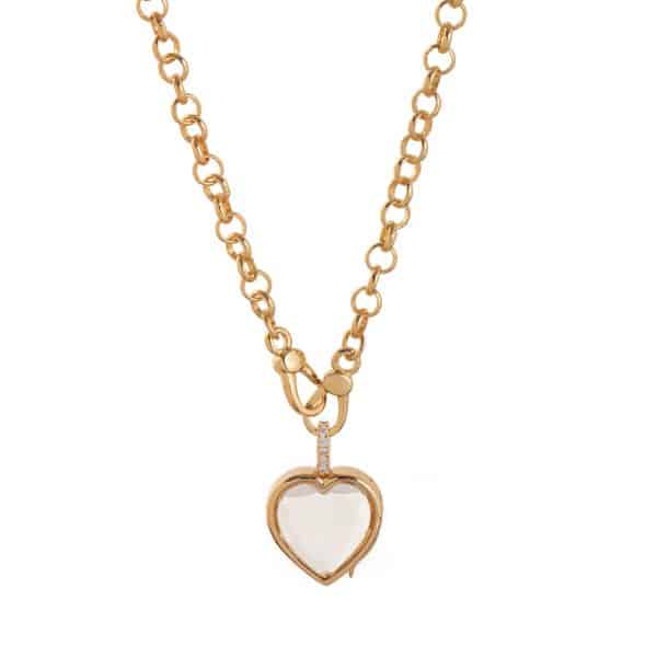 European And American Retro Personalized Glass Box Necklace