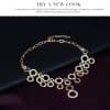 Diamond Jewelry Four-piece Alloy Jewelry Set