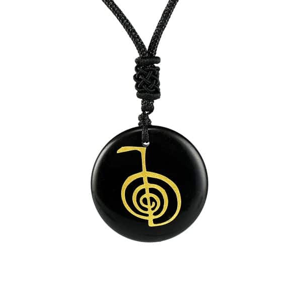 Natural Crystal Agate Stone Carving Spiral Aura Pendant Necklace Jewelry