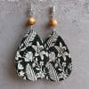 Vintage Ethnic Boho Drop Earrings Floral